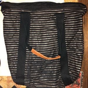 Striped Exclusive Bath and Body Works Tote